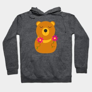 Adorable Flower Teddy Hoodie